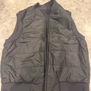 Men's Black Quilted Vest